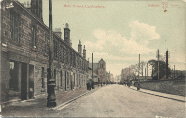 Main Street at juction of old Somervell Street cira 1900 - Reliable Series